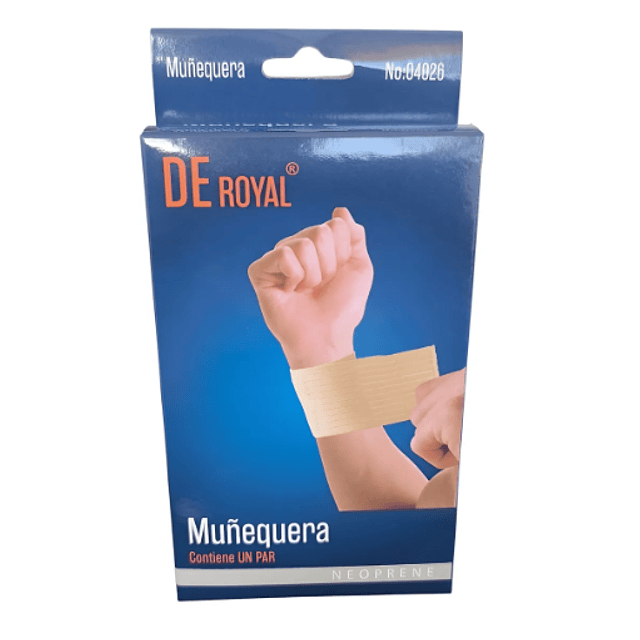 Muñequera Ortopedica Elastica Con Velcro Deroyal (Ref 04026)
