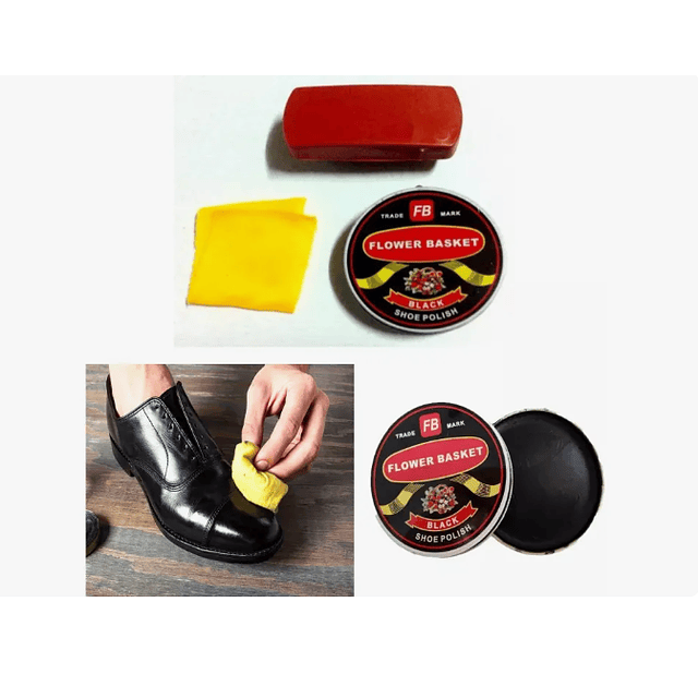 Lustrador De Zapatos Betún Negra Y Marron Kit 5unds (ref 21364)