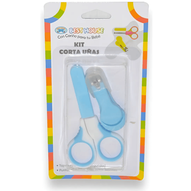 Kit Corta Uñas Para Bebes Best House Seleccionar Color (ref 99852)