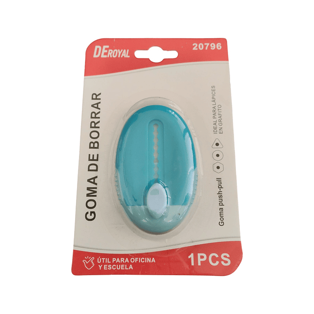 Goma De Borrar Deroyal 3 Colores (ref 20796)
