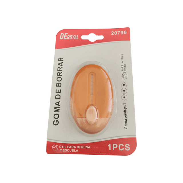 Goma De Borrar Deroyal 3 Colores (ref 20796)