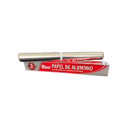 Papel Aluminio De Cocina Deroyal Rollo 5mts (ref 01527)