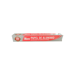 Papel Aluminio De Cocina Deroyal Rollo 10mts (ref 01529)