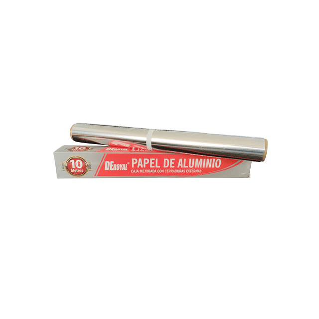 Papel Aluminio De Cocina Deroyal Rollo 10mts (ref 01529)