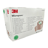 Tela Adhesiva Papel Micropore Piel / 3M / 2,5cm x 9.1mts