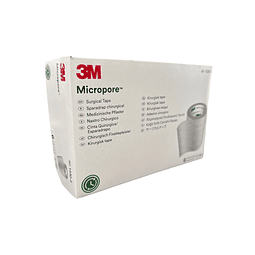 Tela Adhesiva Papel Micropore Blanca / 3M / 5cm x 9.1mts