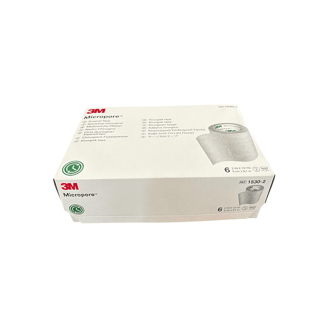 Tela Adhesiva Papel Micropore Blanca / 3M / 5cm x 9.1mts