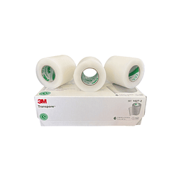 Tela Adhesiva Transpore / 3M / 5cm x 9.1mts