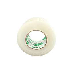 Tela Adhesiva Transpore / 3M / 2.5cm x 9.1mts