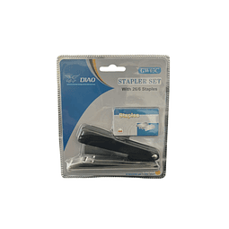 Corchetera Metálica Negra Con Corchetes 26/6 (ref 20812) 