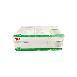 Tela Adhesiva Transpore White / 3M / 5cm x 9.1mts
