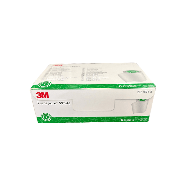 Tela Adh. Transpore White 5cm x 9mt / 1UNID / 3M