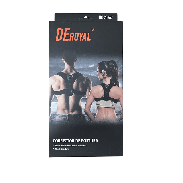 Corrector De Postura Espalda Mujer Hombre Ajustable (Ref 20867)