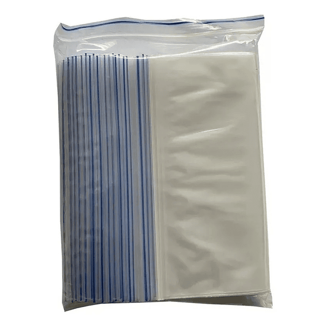 Bolsa Cierre Zipper Hermética 18x20 100 Unidades