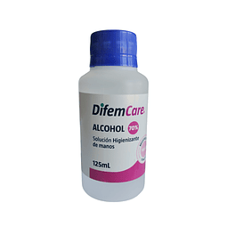 Alcohol Higienizante de manos 70% Difem 125ml 