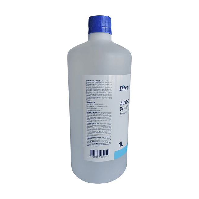 Alcohol Desinfectante 70% Difem 1000ml