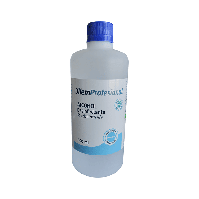 Alcohol Desinfectante 70% Difem 500ml