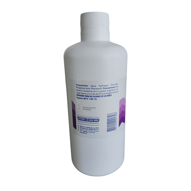 Agua Oxigenada Solución Difem 10v 500ml