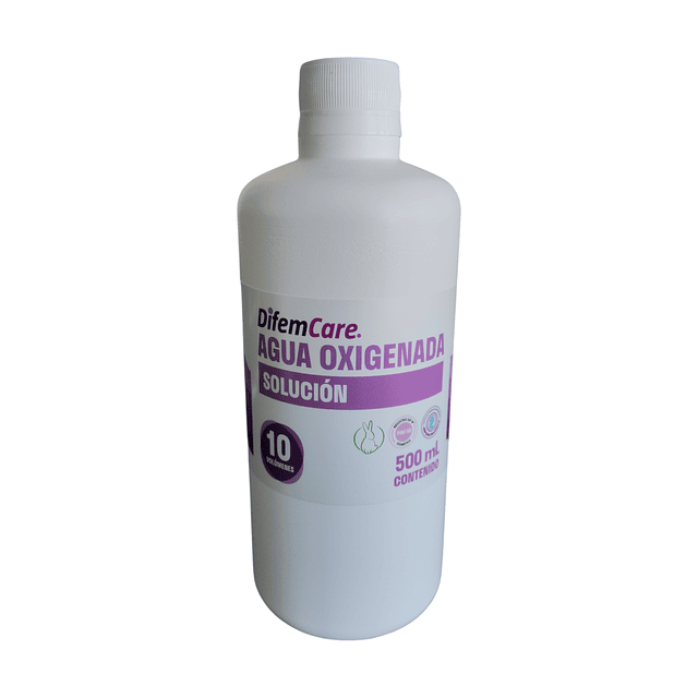 Agua Oxigenada Solución Difem 10v 500ml