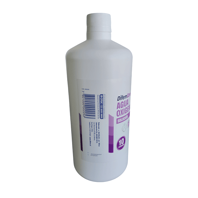 Agua Oxigenada Solución Difem 10v 1 Litro