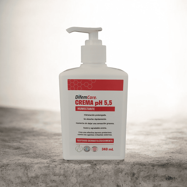 Crema Humectante Ph 5,5 Difem Care - 340ml