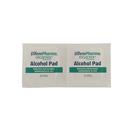 Toallitas Higienix Alcohol Pad Caja 100 Unidades Difempharma