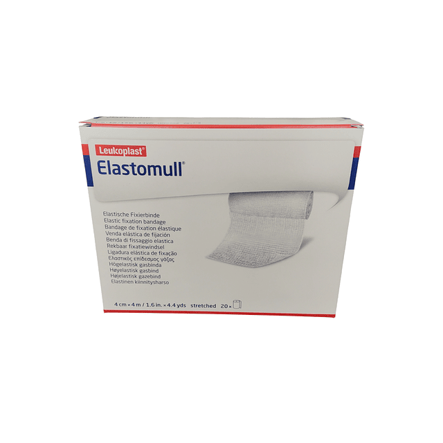 Venda De Gasa Elasticada Elastomull 4cm X 4m - Caja 20 Unidades