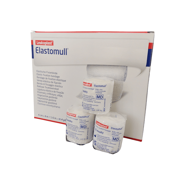 Venda De Gasa Elasticada Elastomull 4cm X 4m - Caja 20 Unidades