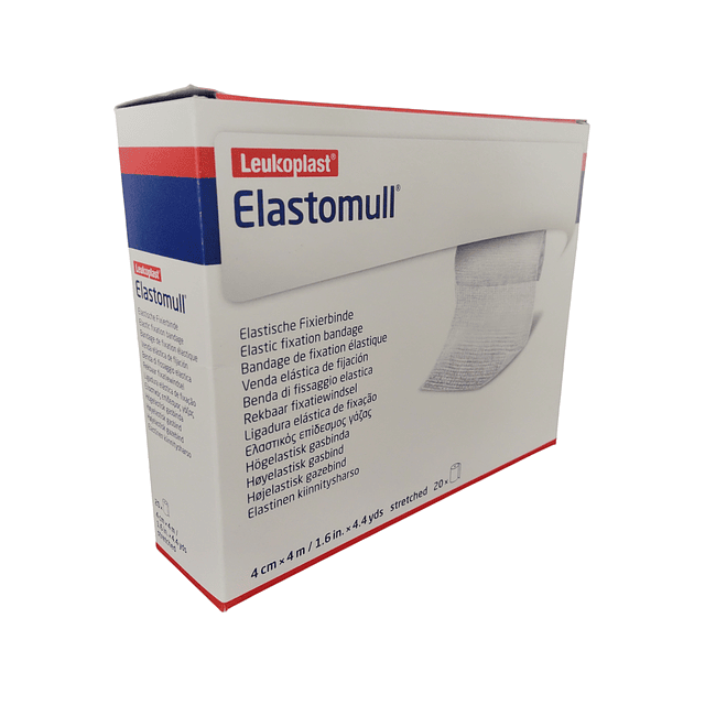 Venda De Gasa Elasticada Elastomull 4cm X 4m - Caja 20 Unidades