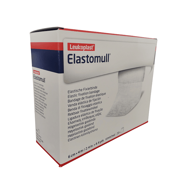 Venda De Gasa Elasticada Elastomull 6cm X 4m - Caja 20 Unidades