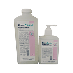 Jabón Neutro Balsámico Sin Aroma 340ml Difem Care