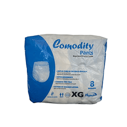 Pañales Para Adultos Comodity Pants Tallas M, G, Xg 8 Unid.