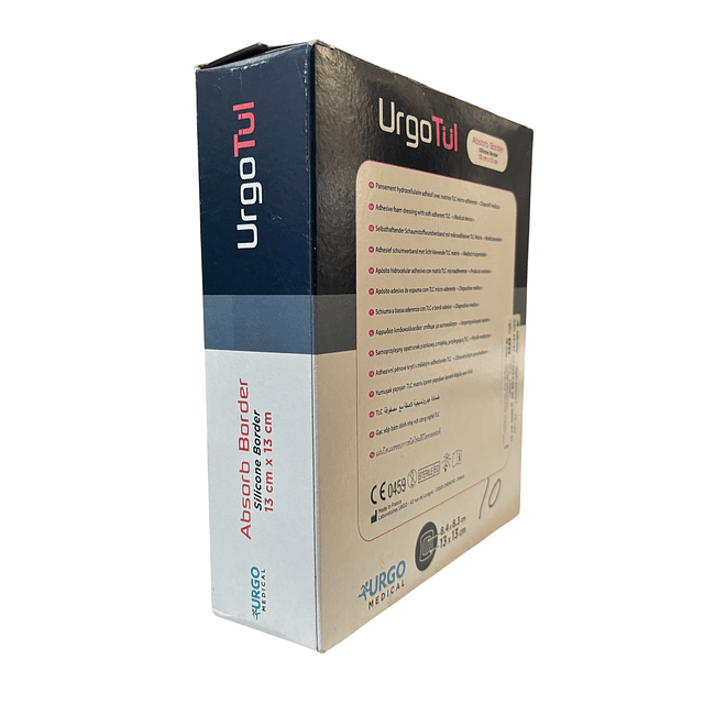 UrgoTul Absorb Border Silicona 13cm X 13cm - 1 Unidad
