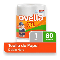 Toalla De Papel Nova Marca Ovella Xl 80 Metros