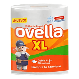 Toalla De Papel Nova Marca Ovella Xl 80 Metros