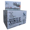 Guante Vinilo Negro Sin Polvo de 100 Unidades Variedades Adonays