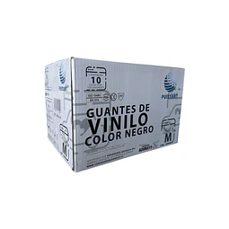 Guante Vinilo Negro Sin Polvo Box de 1000 Unidades Variedades Adonays