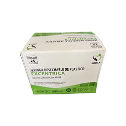 Jeringa Desechable Jumala Excéntrica 60ml Sin Aguja 