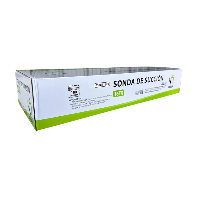 Sonda De Aspiración-Succión Jumala FR16 Caja 100 Unidades