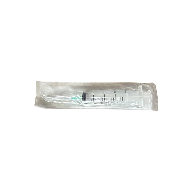 Jeringa Desechable Jumala Luer Lock 20ml 21g x 1 1/2