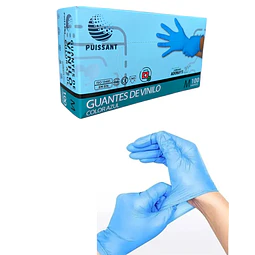 Guante Vinilo Azul Sin Polvo Box de 1000 Unidades Variedades Adonays