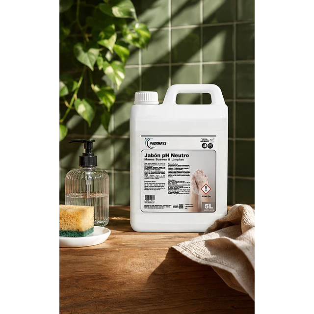 Jabon PH Neutro Vadonays Sin Aroma 5 Litros