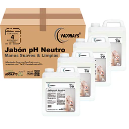 Jabon PH Neutro Vadonays Sin Aroma 5 Litros