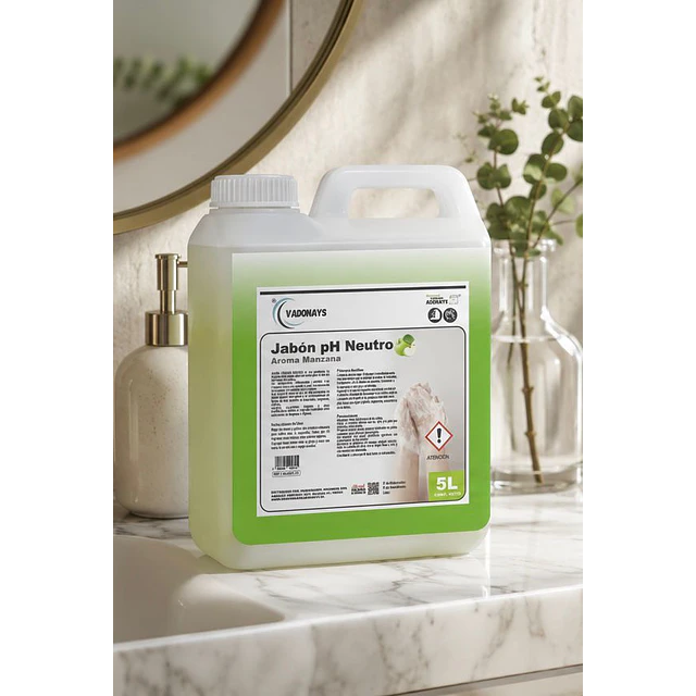 Jabon PH Neutro Aroma Manzana Vadonays 5 Litros
