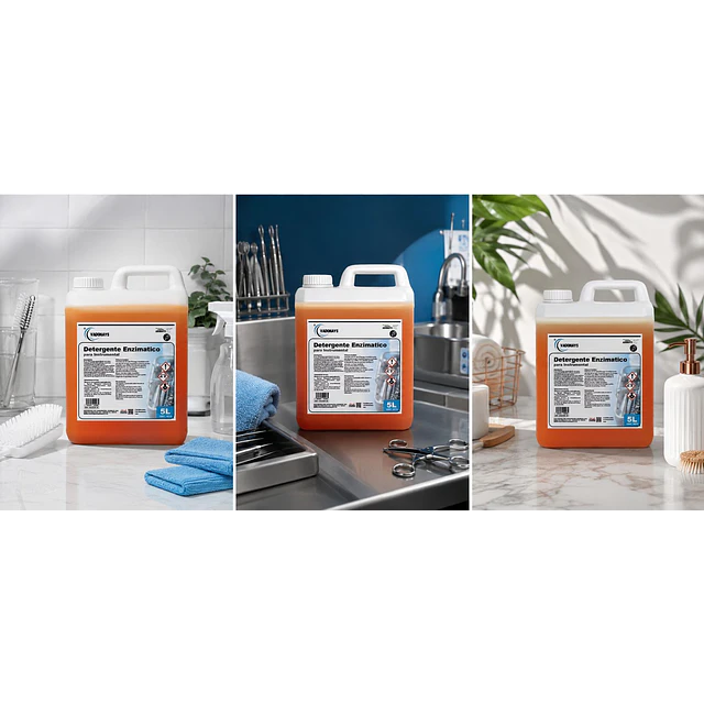 Detergente Enzimático Para Instrumental Vadonays 5 Litros