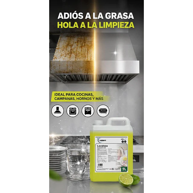 Lavalozas Concentrado Vadonays 5 Litros