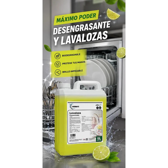 Lavalozas Concentrado Vadonays 5 Litros