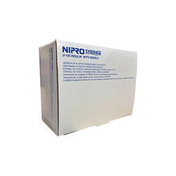 Jeringa Desechable Nipro 1ml Insulina 29g X 1/2 Caja 100 Unidades