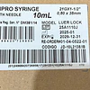 Jeringa Desechable Nipro 10ml Luer Lock 21gx1  1/2 Caja 100 Unidades