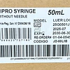 Jeringa Desechable Nipro Sin Aguja 50ml Luer Lock Caja 30 Unidades 